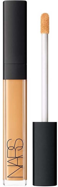 This is a liquid concealer with a wand applicator and a black cap.