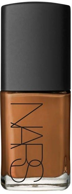 NARS liquid foundation in a brown shade with a black cap.