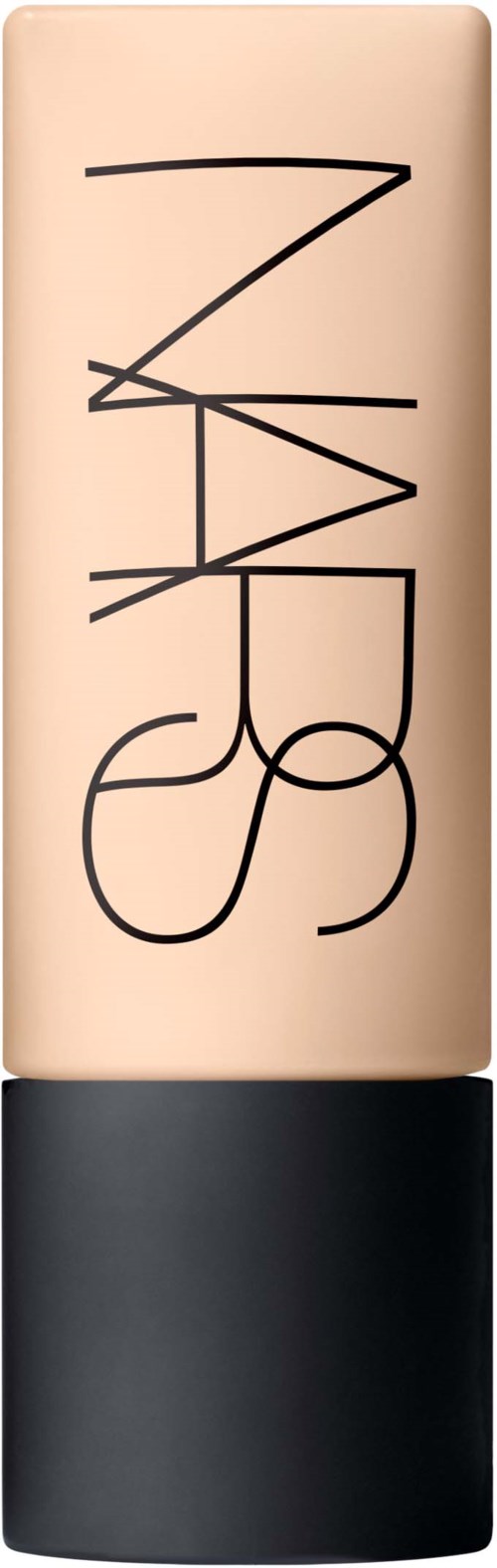 NARS-logga på en beige läppstiftsrör med svart topp.