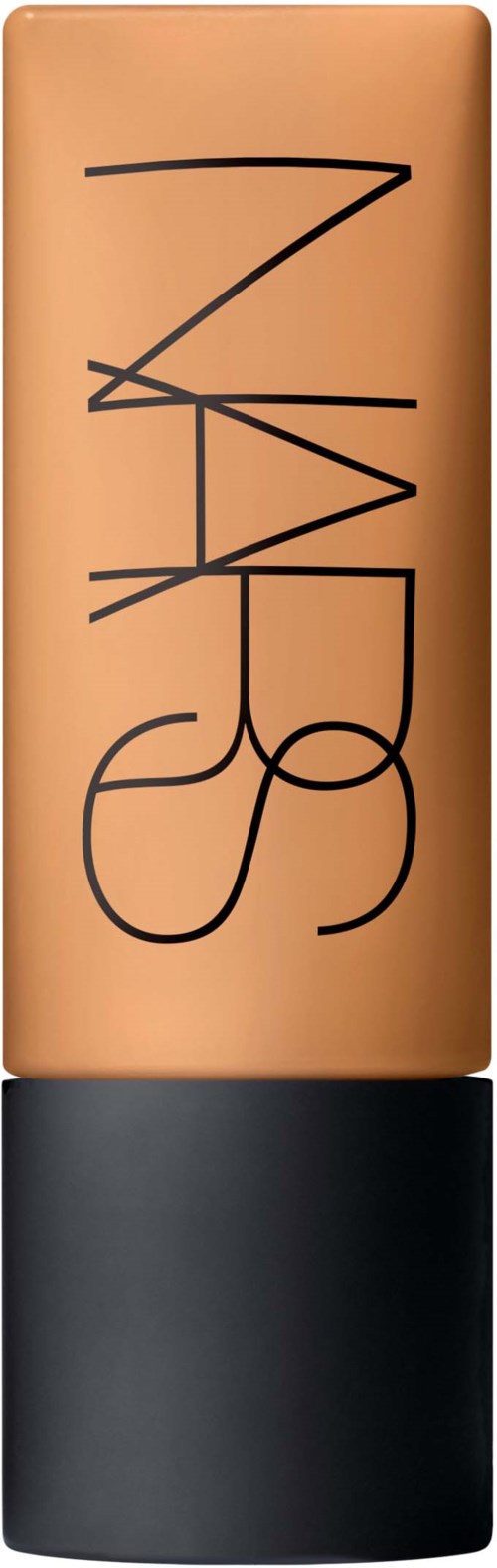 NARS logo on a beige makeup product with a black cap.