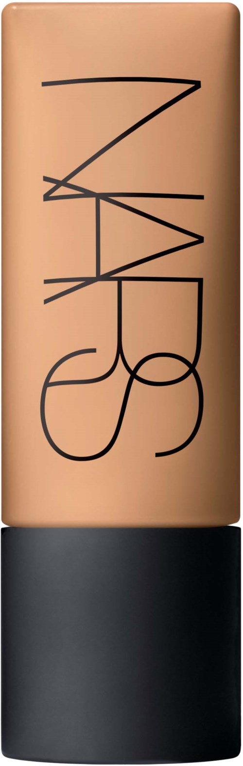 NARS-logotyp på ett beige och svart kosmetikförpackning.
