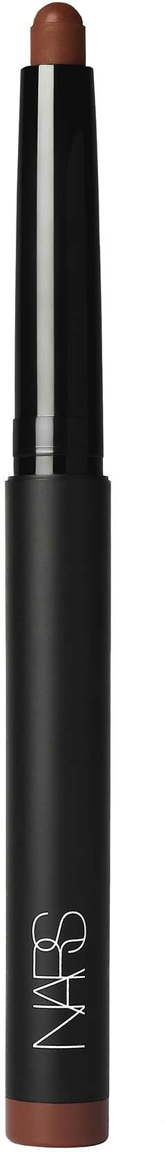 Een bruine make-up potlood met een zwart lichaam en wit NARS-logo.