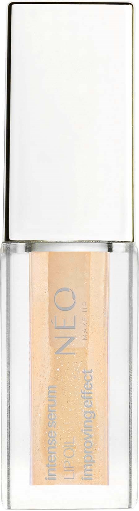 Een kleine tube NEOCON intens serum voor huidverheldering. Het heeft een witte dop en doorzichtige body.