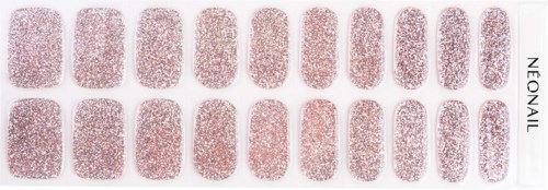 A strip of 20 pink glitter nail stickers labeled 'NEONAIL' at the side.