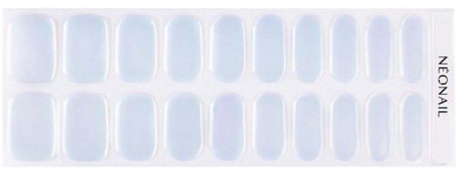 A long strip of clear nail stickers with a soft blue tint, labeled 'NEONAIL.'