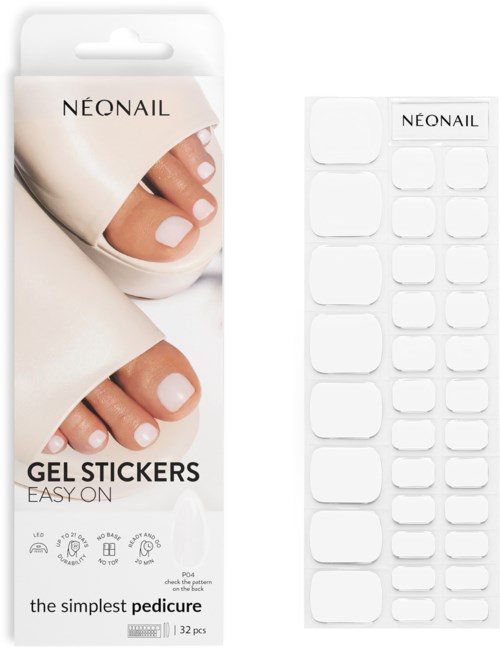 NEONAIL Gel Stickers Easy On Pedi P04