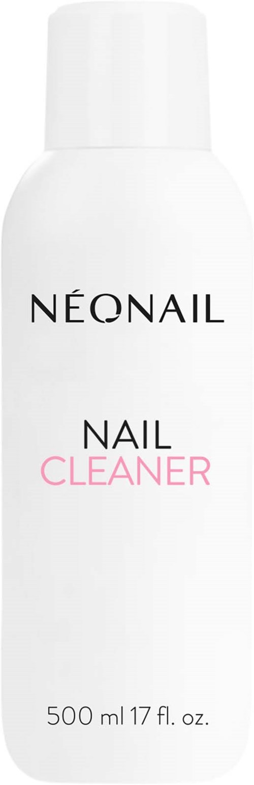 A white bottle labeled 'NÉONAIL Nail Cleaner 500 ml' with a white cap.