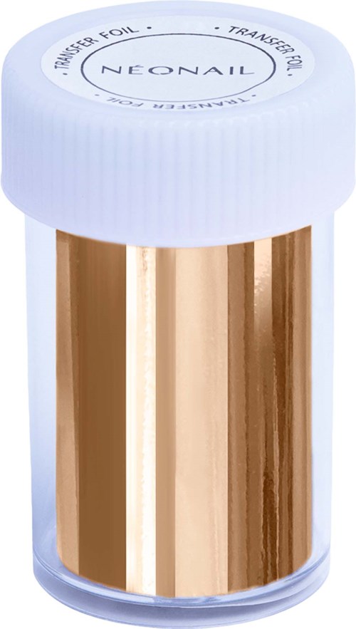 A small white container with a gold-colored sheet inside, labeled 'NEONAIL' on the top.