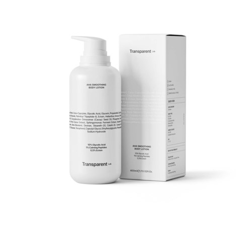 NICHE BEAUTY LAB Transparent Lab AHA Smoothing Body Lotion 400 ml