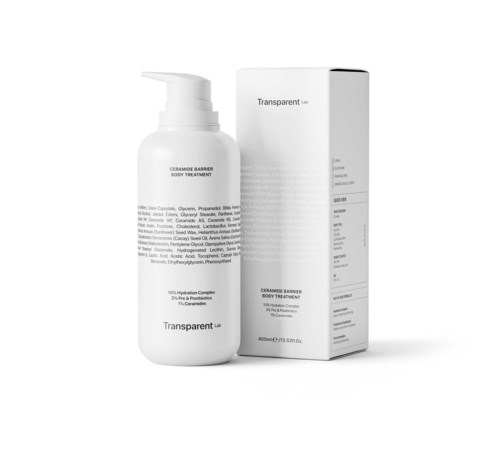 NICHE BEAUTY LAB Transparent Lab Ceramide Barrier Body Treatment 400 ml