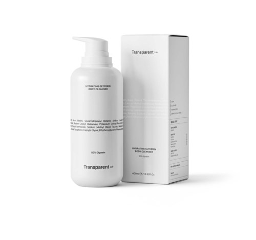NICHE BEAUTY LAB Transparent Lab Hydrating Glycerin Body Cleanser 400 ml