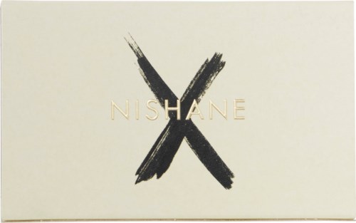 A white box with a black 'X' and the word 'NISHANE' on it.