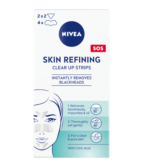 NIVEA Cleansing Mee-eterverwijderende strips Skin Refining Clear-up Strips