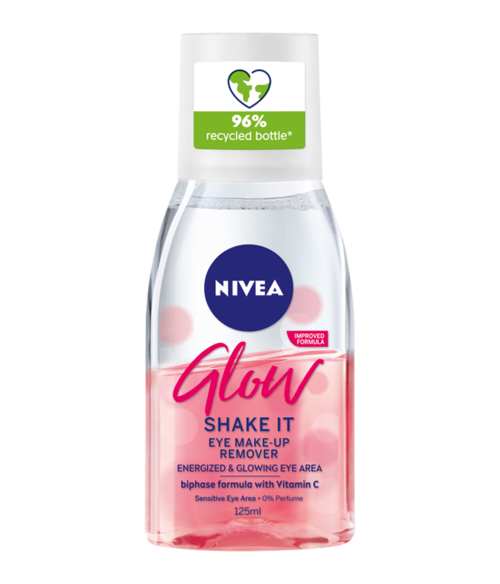 NIVEA Shake It Glow Eye Make-up Remover 125 ml