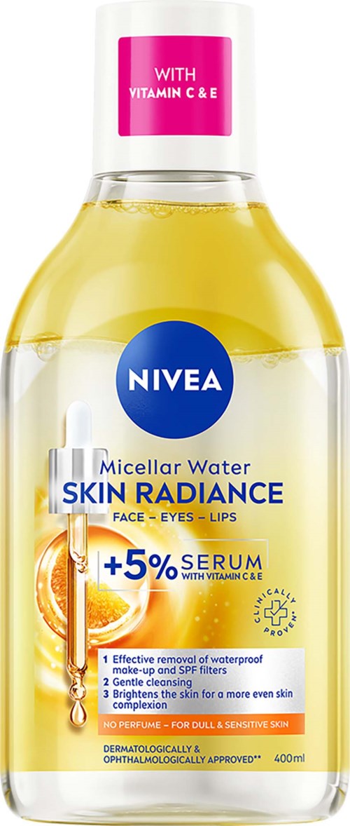 NIVEA Micellar Water Skin Radiance +5% serum 400 ml