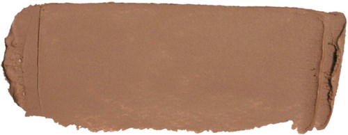 Een bruine, onregelmatige strook die eruitziet als scheurpapier of karton.