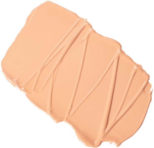 Een beige rechthoekige traktatie met diagonale chocolade glazuur erop.
