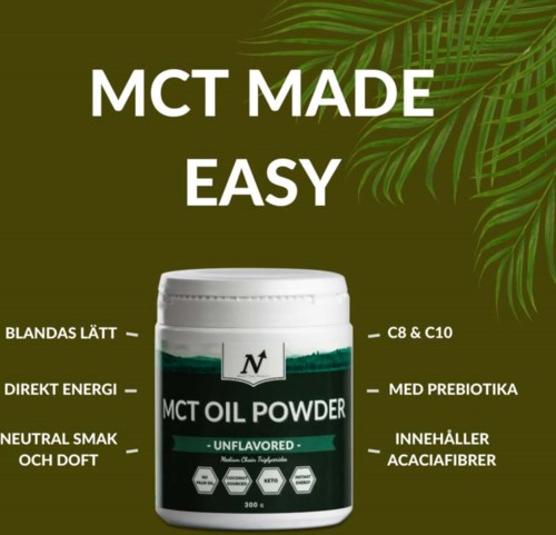 Nyttoteket MCT Oil Powder Unflavored 300 g
