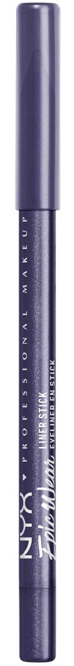 A blue liquid eyeliner pen with a brush tip in a twist-up tube.