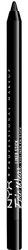 A black eyeliner pencil with the NYX Professional Makeup logo on it.