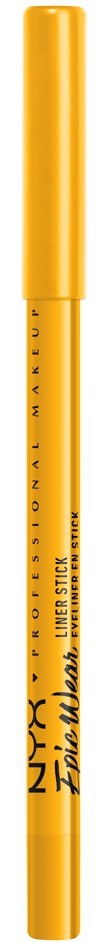 A yellow marker with black text says NYX and Eye Liner. It is a cosmetic product used for eye makeup.