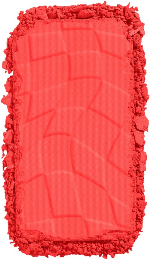 A red rectangular object with a textured border and geometric patterns inside. It appears to be a foam or sponge material.