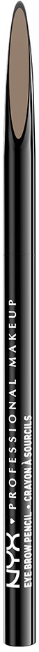 A makeup brush with a black handle and silver text, designed for professional cosmetic use.