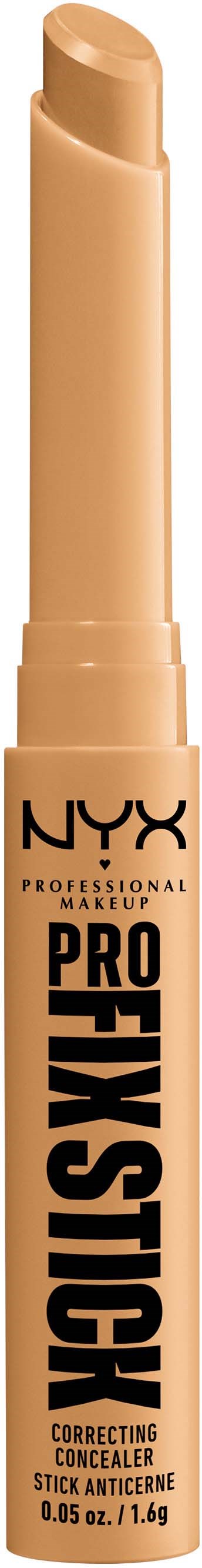Ein beiges Make-up-Stick mit NYX Pro Multi-Tasker, verwendet zum Verbergen und Korrigieren der Haut.