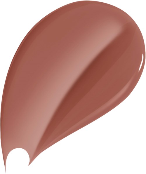 En test av naken rosa nagellack med glansigt hållbarhet och slätt innehåll.