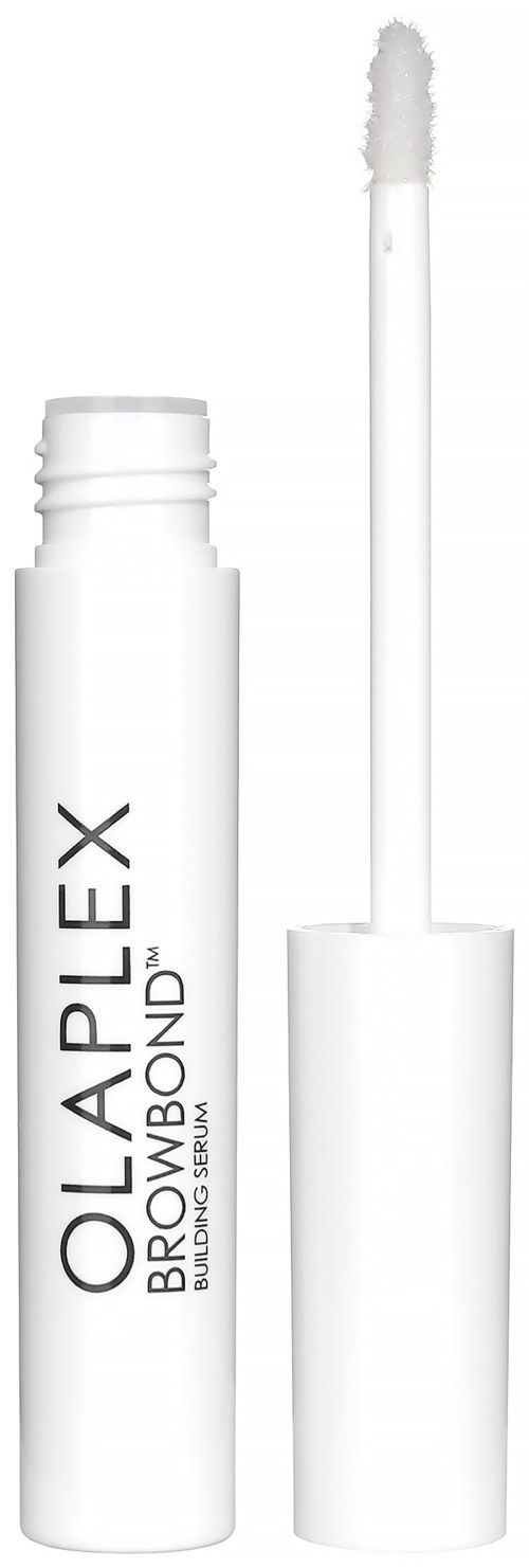 Een witte stick met een applicator, gemarkeerd 'Olaplex Broad Bond Diputabond'.
