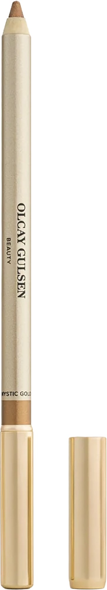 Beige liplinerpotlood met dop, gelabeld 'Olga Guleva' en 'Lipstick Good'.