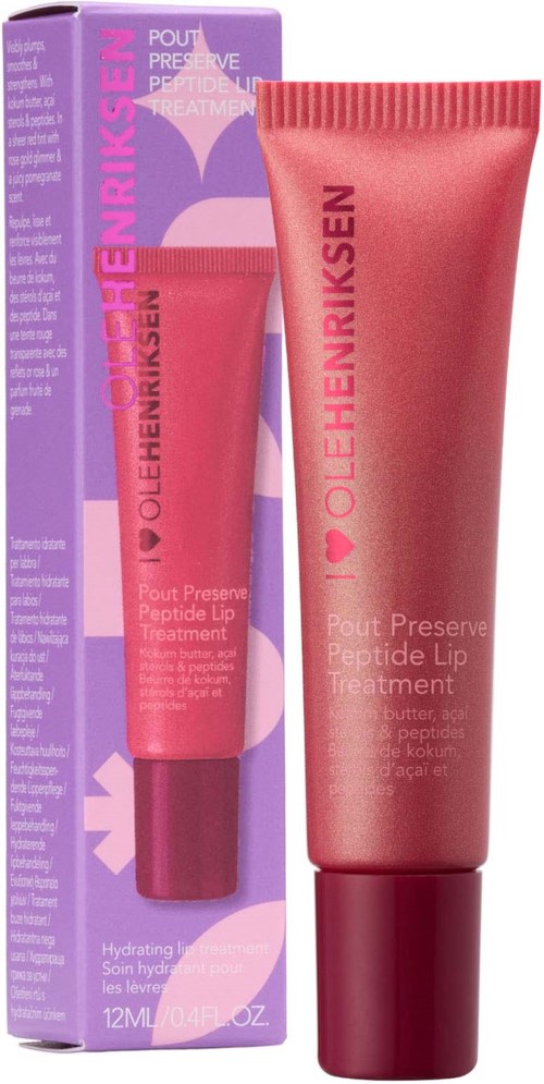 Ole Henriksen Pout Preserve Peptide Lip Treatment Glimmers Pomegranate Fizz