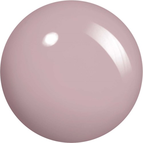 A light pink ball with a shiny surface and a small white reflection spot.