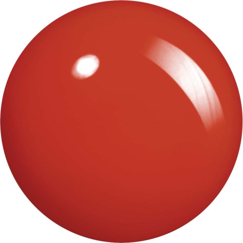 A shiny red ball with a white highlight and a smooth surface.