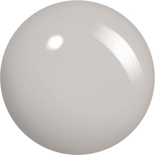 A plain, shiny white sphere with a reflection spot on its surface.