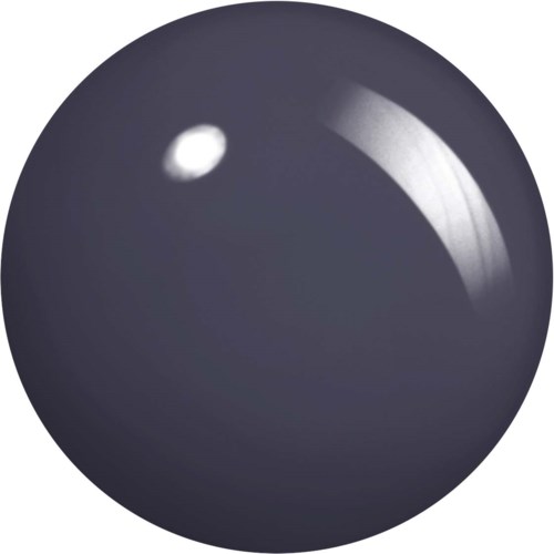A black spherical object with a shiny surface and a bright spot reflecting light.