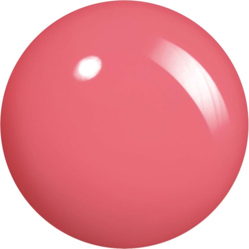 A shiny pink ball with a reflection and smooth surface.