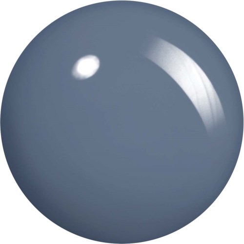 A shiny grey sphere with a bright reflection and smooth surface.