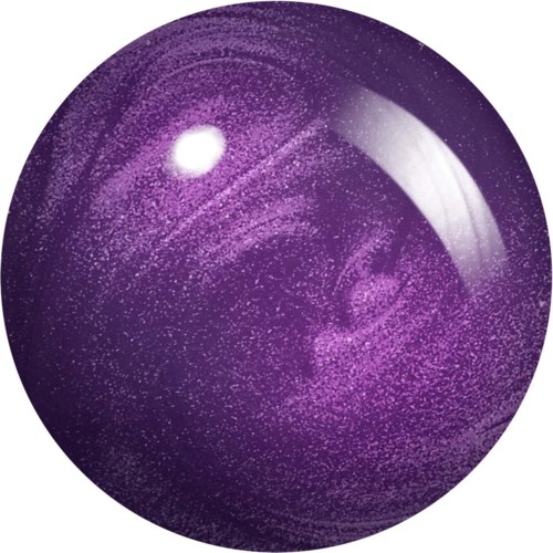 A shiny purple ball shiny, with a bright white spot and some swirly patterns inside.