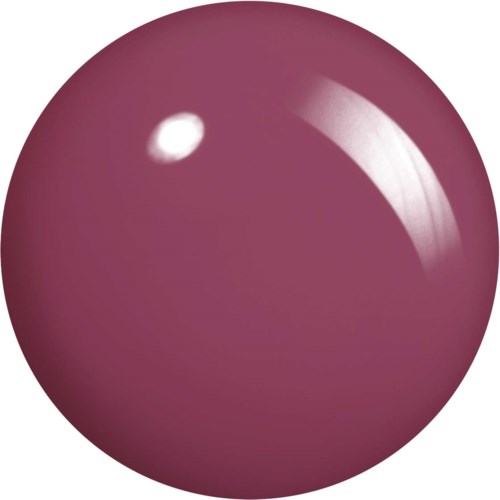 A large, shiny, purple ball with a bright white reflection, smooth and spherical in shape.