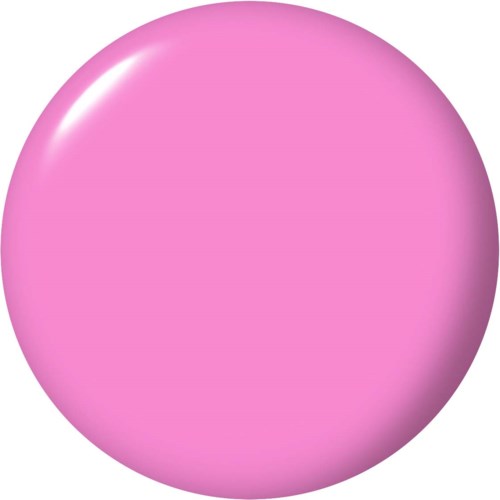 A shiny pink round ball with a light reflection on top left side.