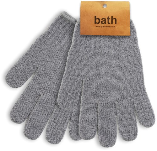 Palmetten Massagevante 2-pack Ljusgrå Massage Glove, 2-pack, Light GreyLight Grey