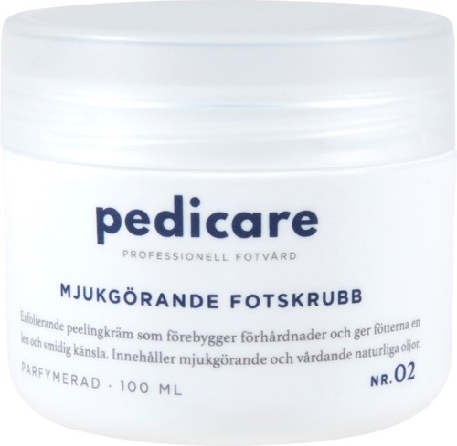 Jalkahierontaaine, kermaisen tekstuurinen, mieto tuoksu, valkoisessa purkissa, ammattilaiskäyttöön, 100 ml.