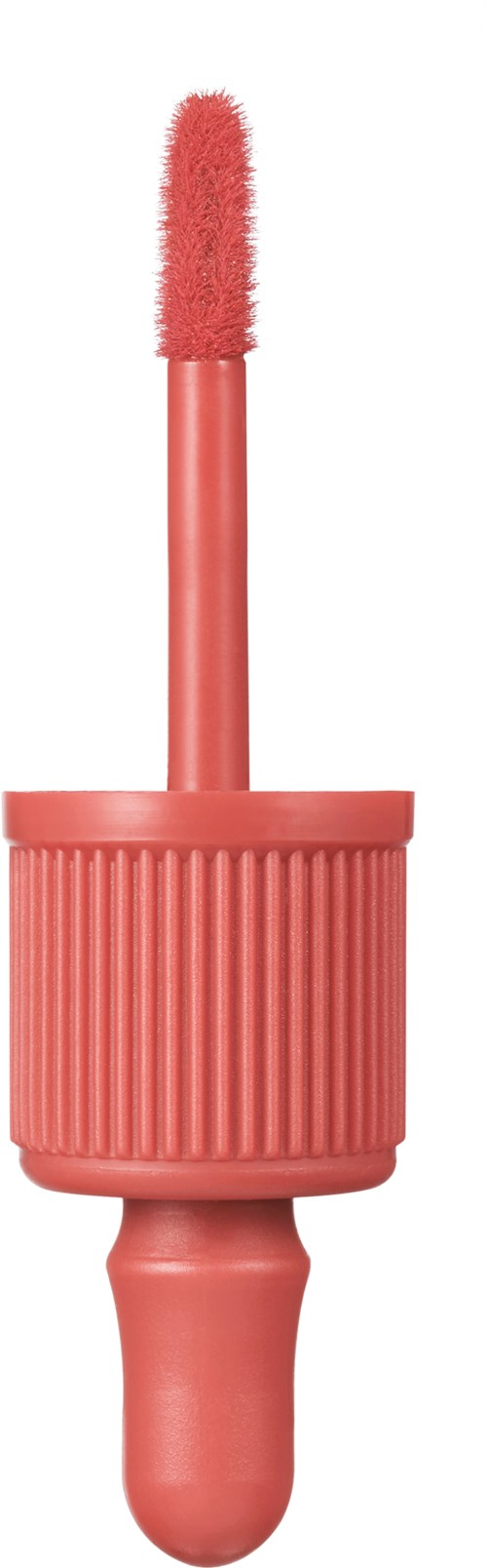 Ein pinkes Make-up-Tool mit doppeltem Ende, weicher Schwammpins und strukturierter Griff.