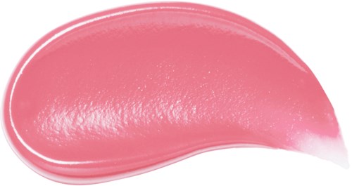 Pinke Lipstick-Spur mit Glanz-Finish und glatter Textur.