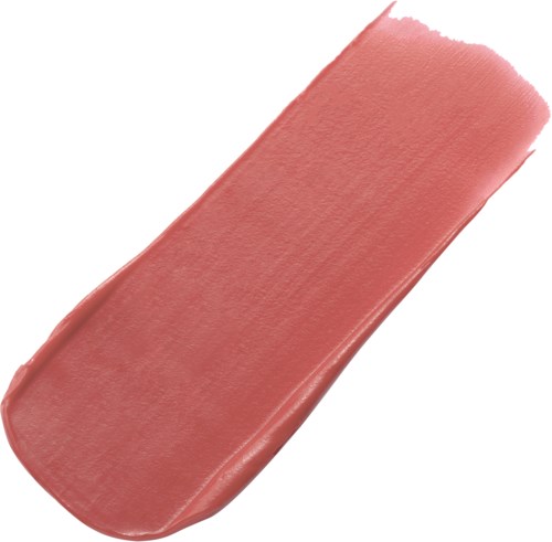 Een zachte roze-beige make-up- of lippenstiftstaal met een gladde textuur.