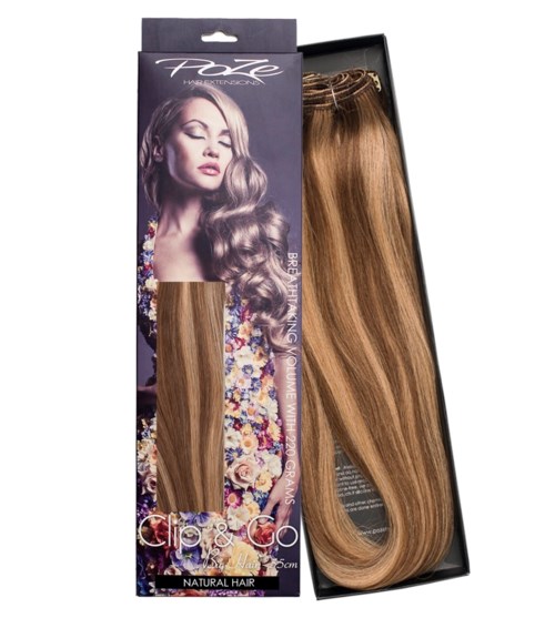 Poze Hairextensions Clip & Go Miss Volume 55 cm 10B/7BN Sandy Brown Mix