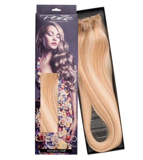 Poze Hairextensions Clip & Go Miss Volume 55 cm P12NA/10B Sunkissed Beige