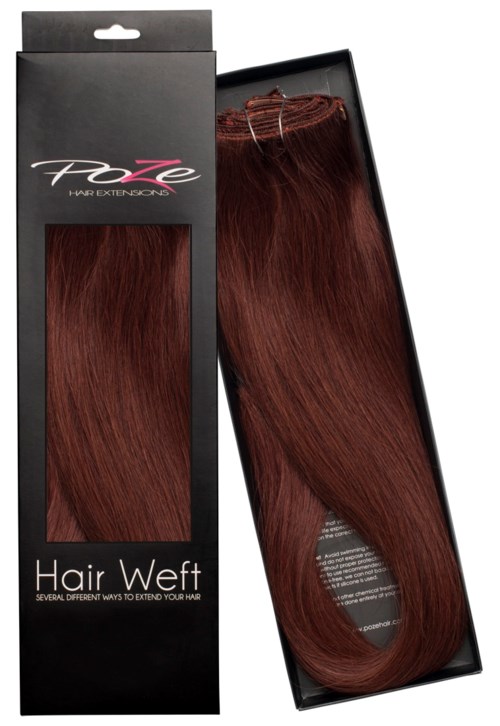 Poze Hairextensions Poze Standard Hairweft 4RG Auburn 50cm