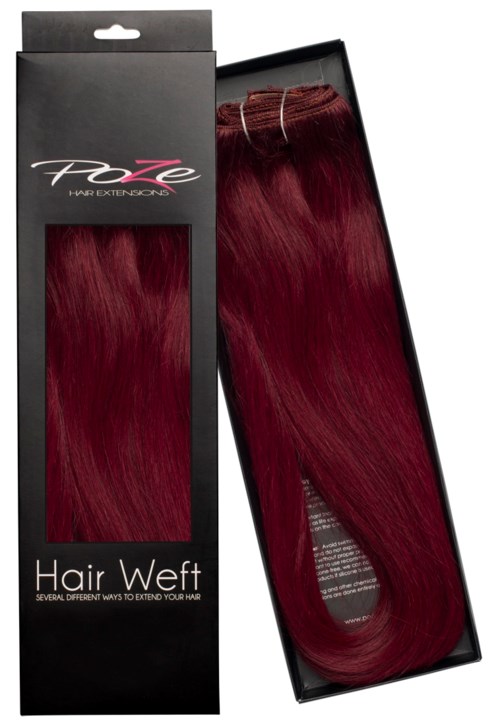 Poze Hairextensions Poze Standard Hairweft 5RV Red Passion 50cm